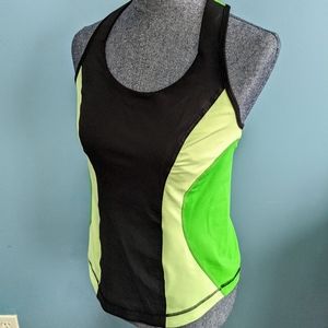 Lululemon Green Runner's Tank Phone Pocket